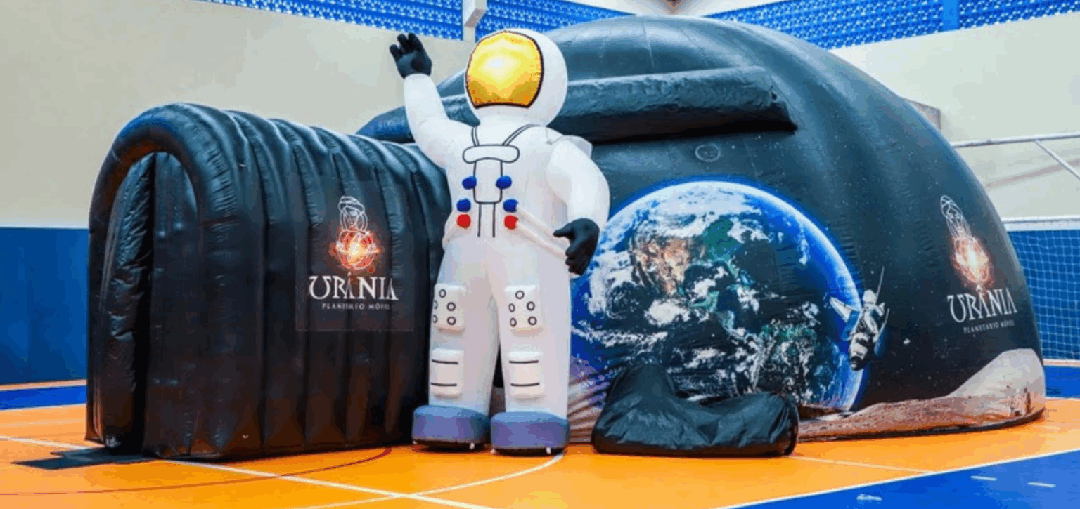 Planetário móvel leva o universo ao Franca Shopping em experiência imersiva inédita