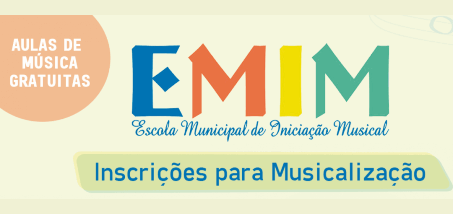 Há vagas no curso de iniciação musical da EMIM