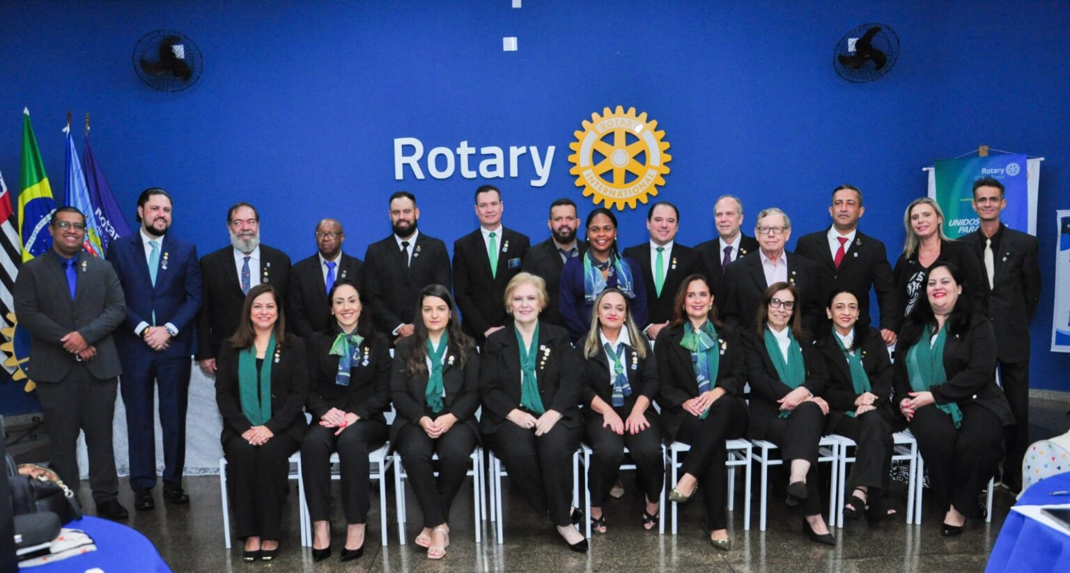 Casa da Amizade e Rotary Club de Franca tomam posse e renovam compromisso com o servir 2025/2026, no último dia 7 de julho, em Franca-SP.