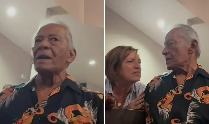 Idoso entra em igreja em busca de bolo e acaba encontrando Jesus