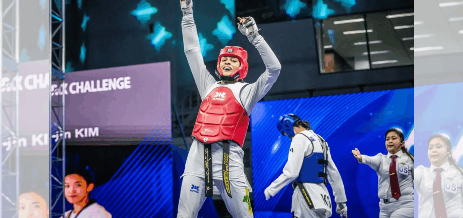 Brasileira supera campeã olímpica e vence Grand Prix de taekwondo