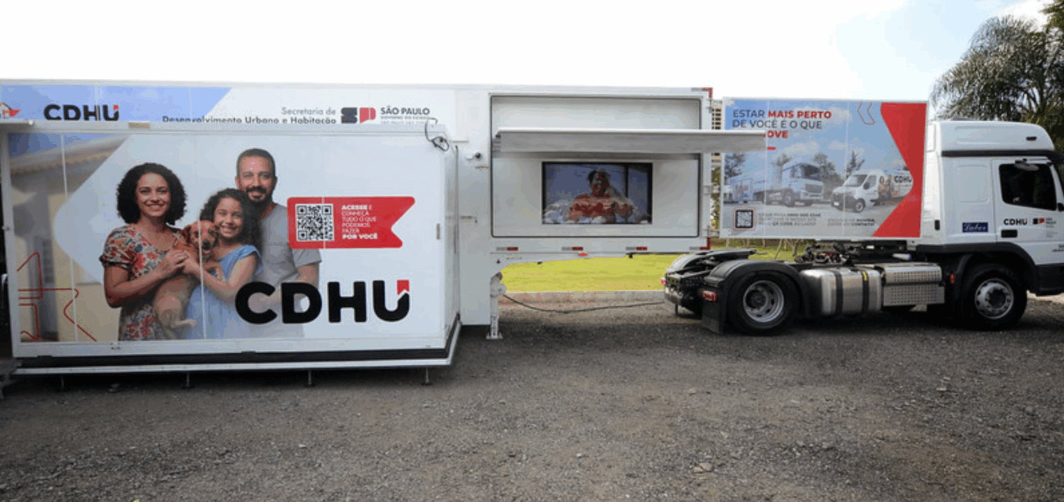 Carreta da CDHU Móvel estará em Franca para regularização financeira
