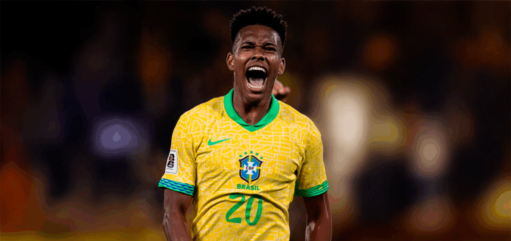 Brasil vence Chile com golaço de Estevão e despede da torcida nas Eliminatórias