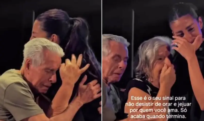 Após 11 anos de oração, avós se rendem a Jesus: “Não desista de quem você ama”