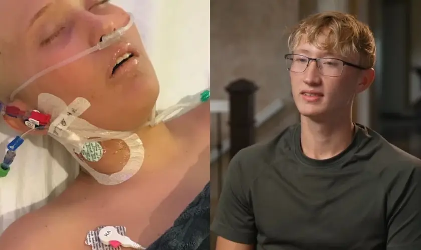 Adolescente é curado de leucemia e câncer no cérebro após orações dos pais e afirma: “Deus fez”