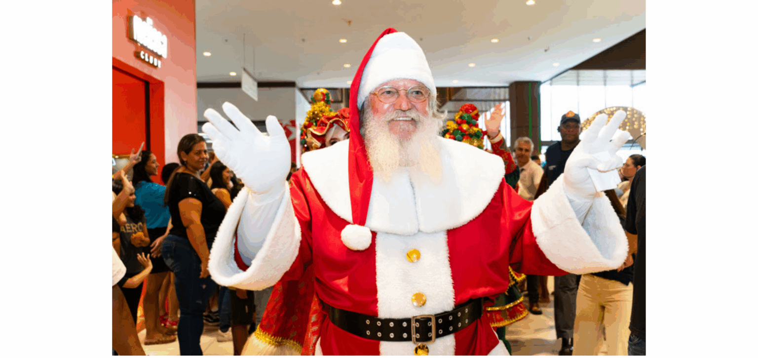 Franca Shopping recebe Papai Noel e inaugura decoração de Natal neste domingo