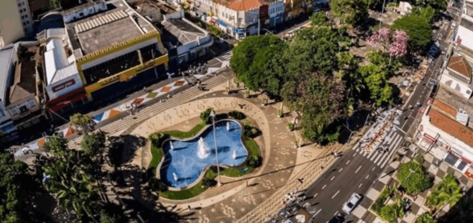 Praça Barão deve ser reinaugurada no aniversário de Franca