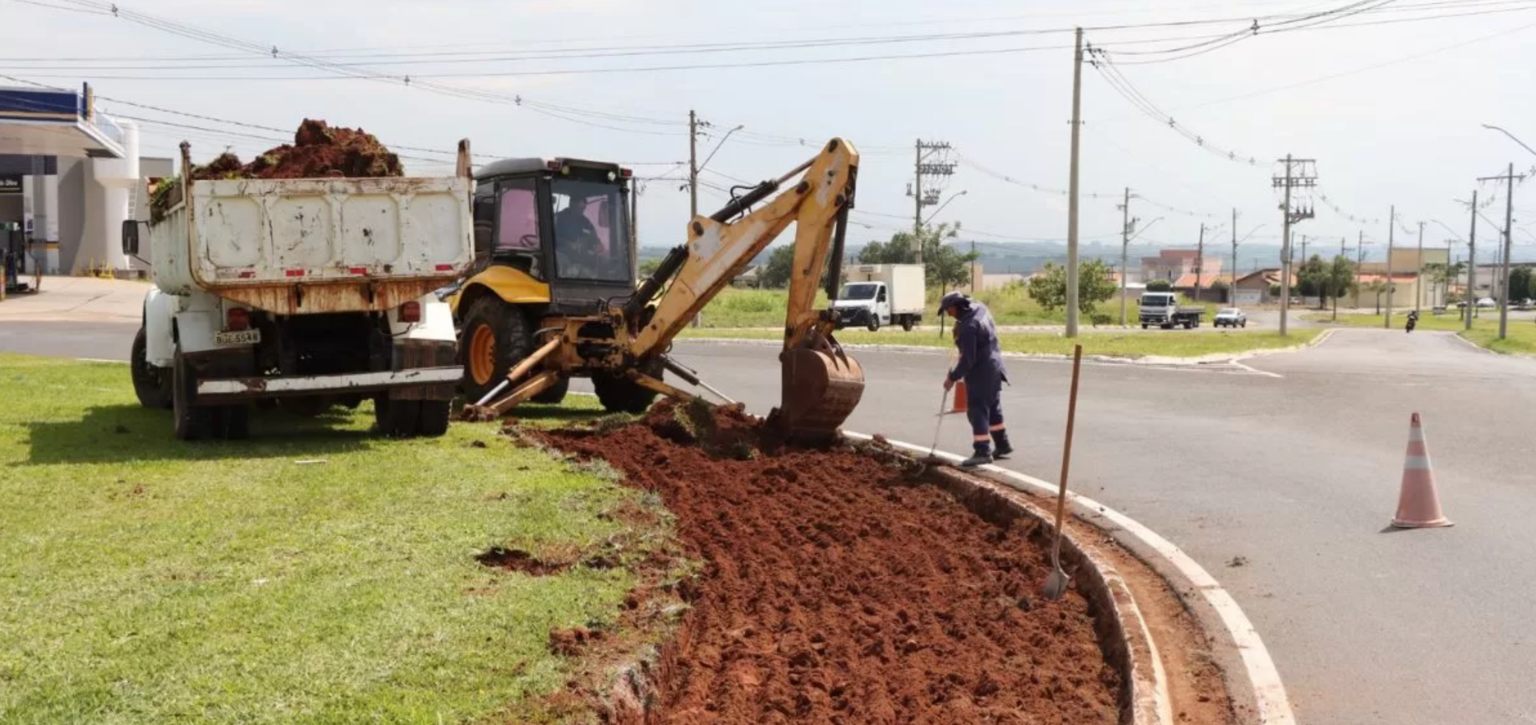 Prefeitura altera rotatória para garantir maior fluidez no Zanetti