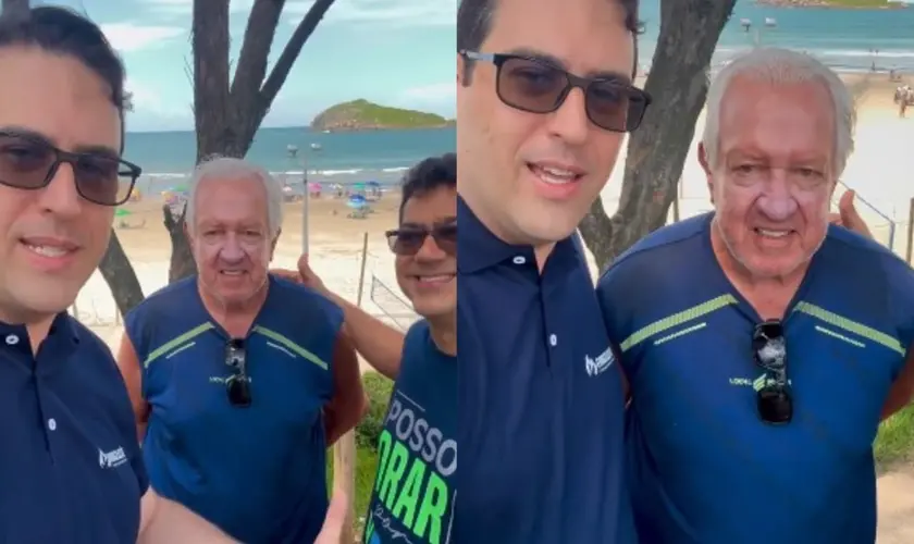 Na areia da praia, coronel entrega a vida a Cristo e relata cura instantânea após oração