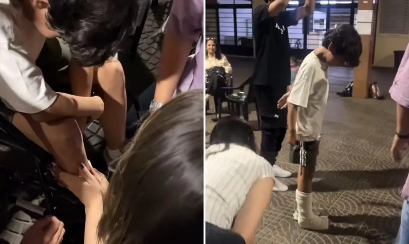 Após oração, adolescente deixa cadeira de rodas e afirma ter sido curado por Jesus