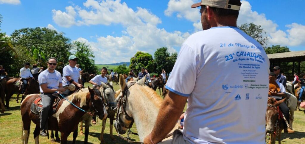 Cavalgada reúne comunidade em Franca e reforça conscientização ambiental no Dia Mundial da Água