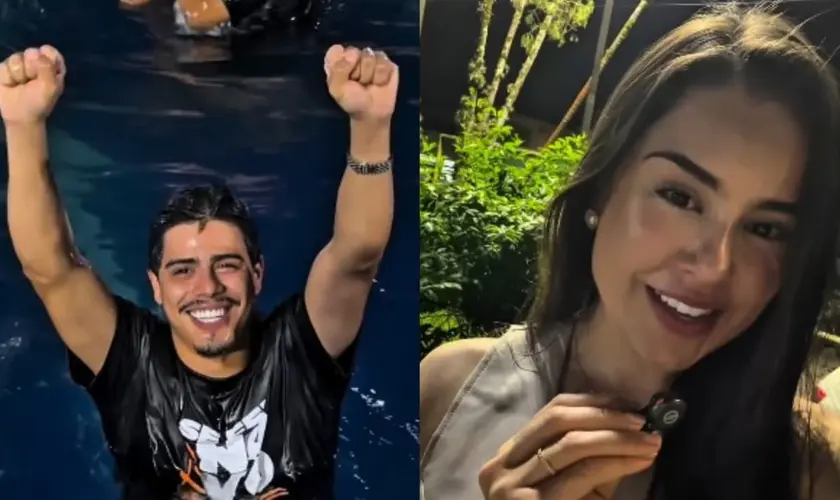 Após anos de oração, Luísa Marillad celebra batismo do irmão e testemunho emociona nas redes