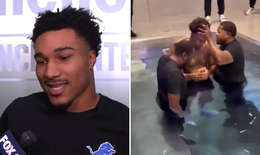 Astro da NFL, Brian Branch é batizado e declara fé em Jesus: “Preciso ser salvo”