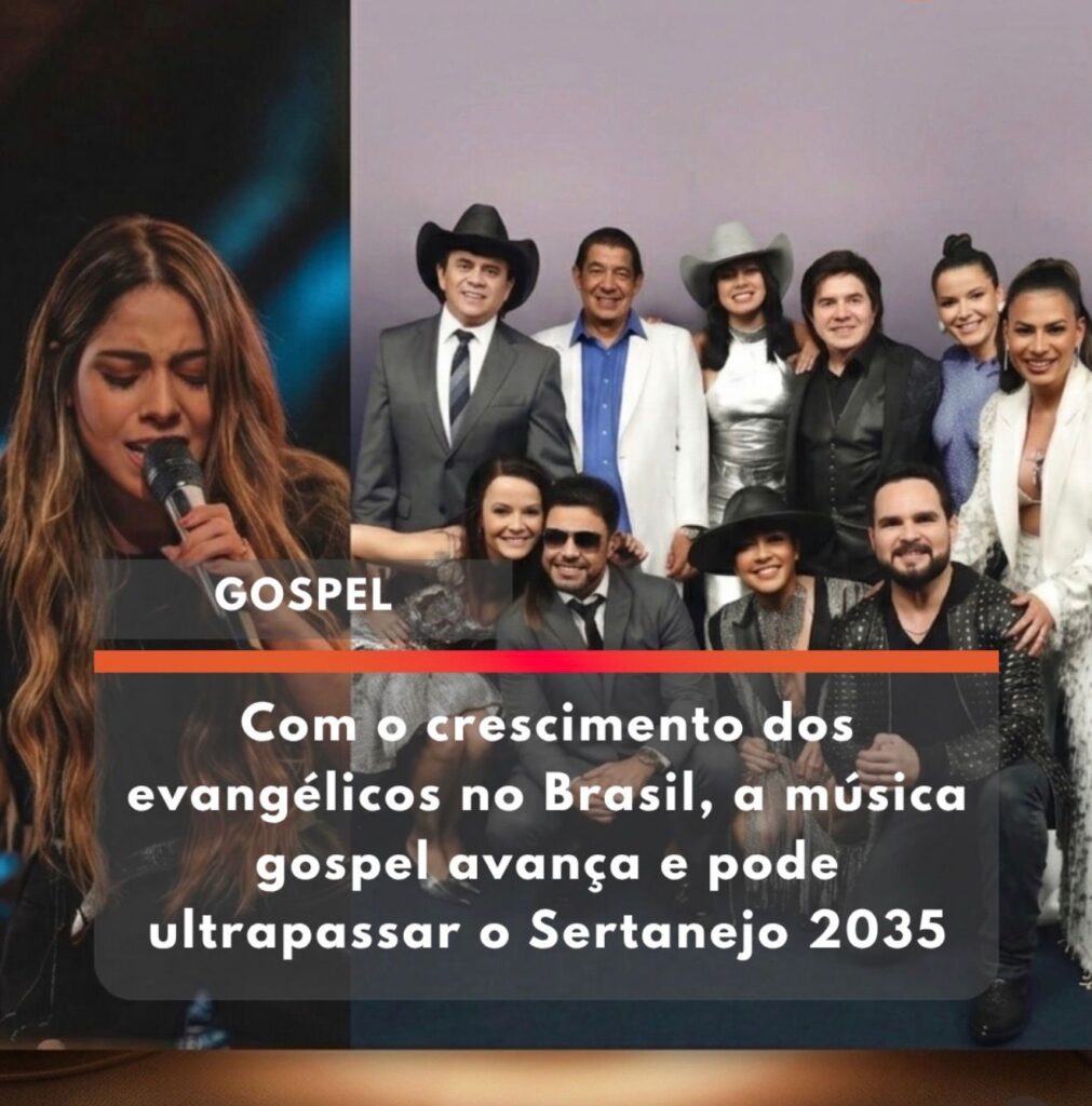 Crescimento evangélico impulsiona mercado gospel, que pode ultrapassar o sertanejo até 2035