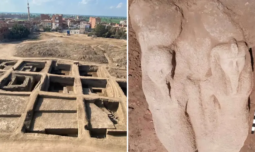 Estátua gigante atribuída a Ramsés II é descoberta no Egito e reforça importância histórica da região