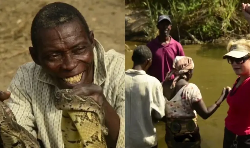 Feiticeiro se rende a Jesus após missionária beijar mãos de leprosa em aldeia africana