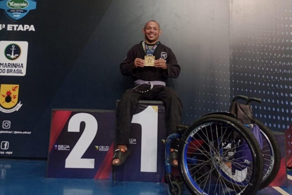 Francano conquista ouro no Pan-Americano de Parajiujitsu e garante vaga para Mundial