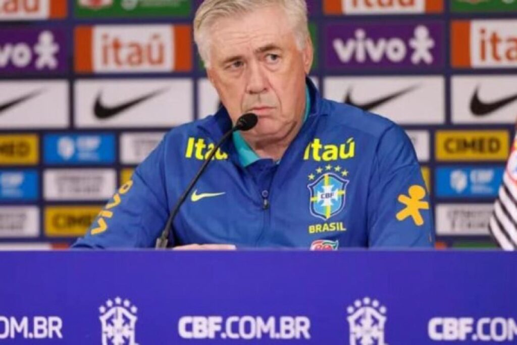 Seleção Brasileira terá folgas durante a Copa do Mundo sob comando de Ancelotti