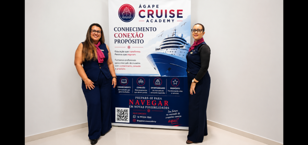 Conexão, Propósito e Novos Horizontes: Daice e Ilde Lançam a Ágape Cruise Academy