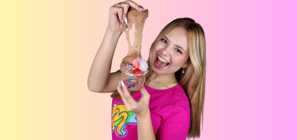 Influenciadora Mel Slime participa de evento infantil no Franca Shopping