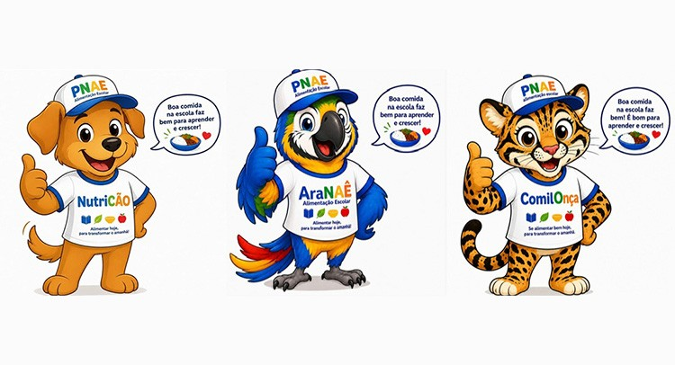 Educação faz votação entre alunos para escolher mascote da Alimentação Escolar